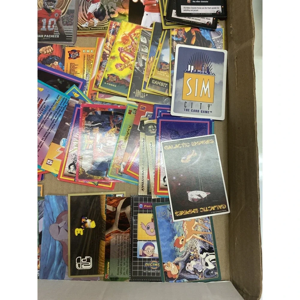 Huge Vintage Card Lot Sports, Power Rangers, Disney, Star Wars Etc